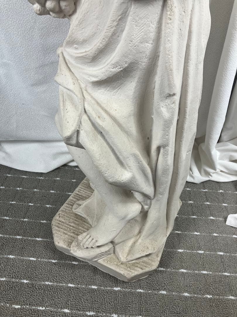 クラシック女性像 葡萄 豊穣の女神風 彫刻 ガーデンオブジェ ヴィーナス像調