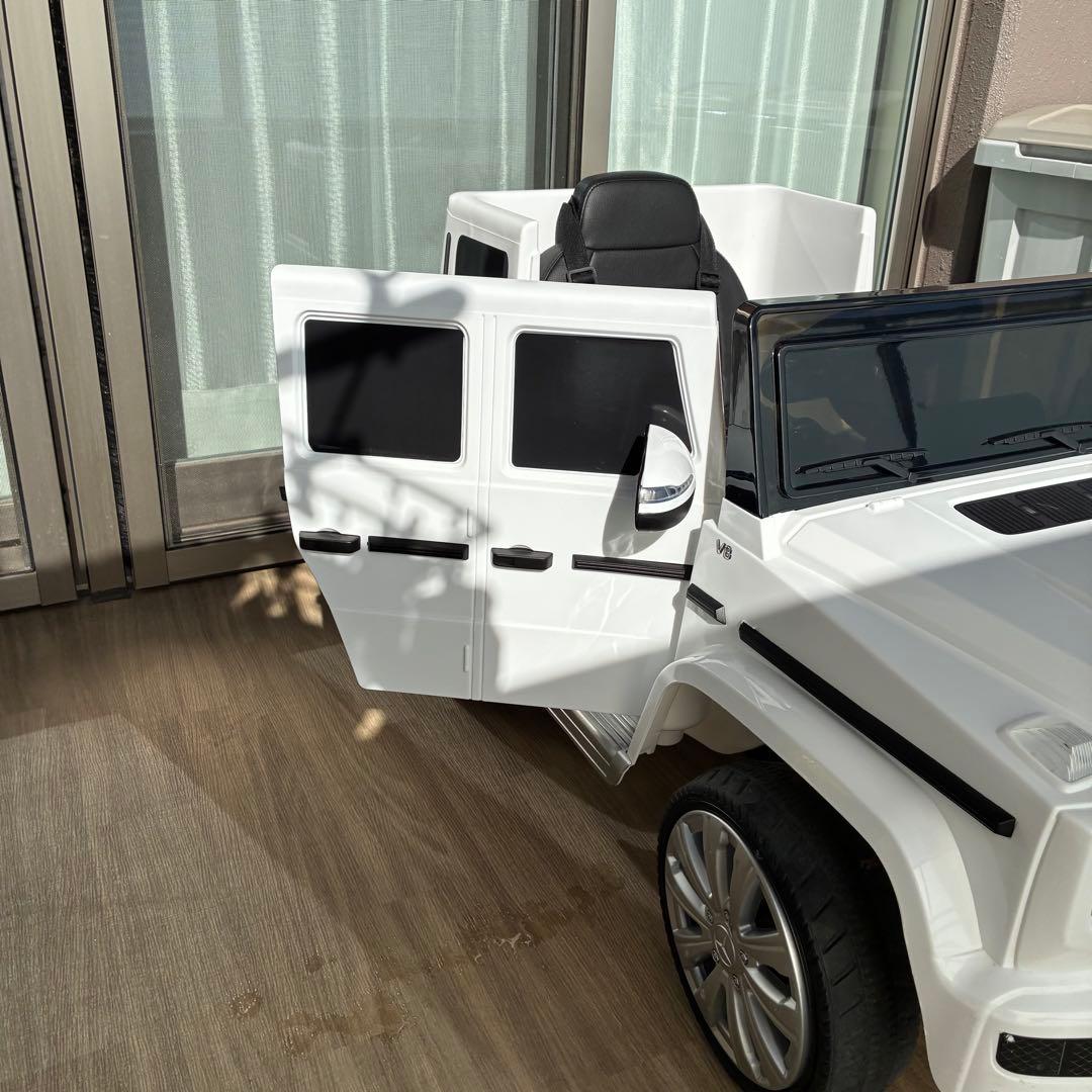 電動乗用ラジコン メルセデス ベンツ G500 Gクラス ゲレンデ ホワイト