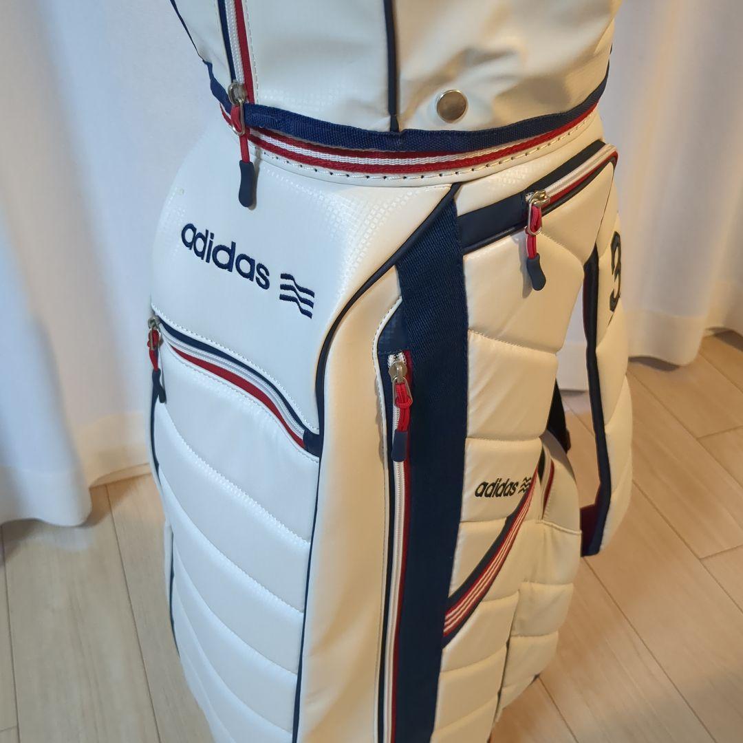 【美品】adidas ゴルフバッグ　ホワイト