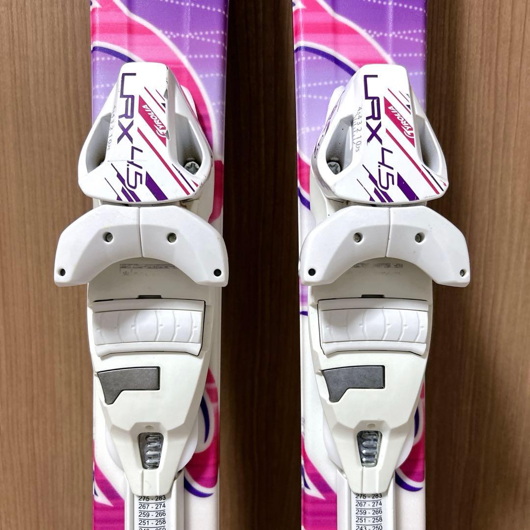 HART ジュニアスキー 117cmビンディング ストック 3点セット 女の子