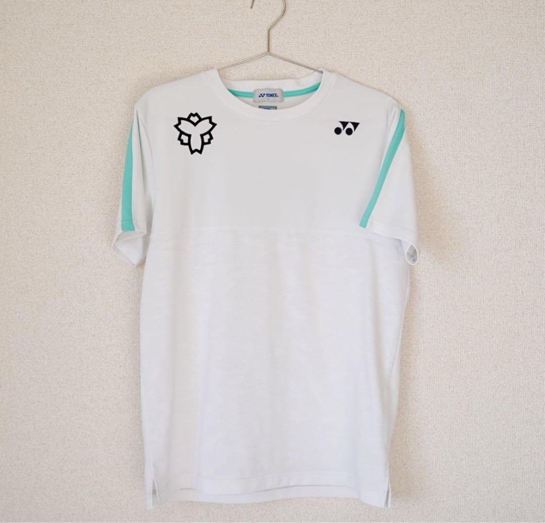 【日体大】ヨネックス　バドミントン　ゲームシャツ　Lサイズ　ウェア　ユニフォーム