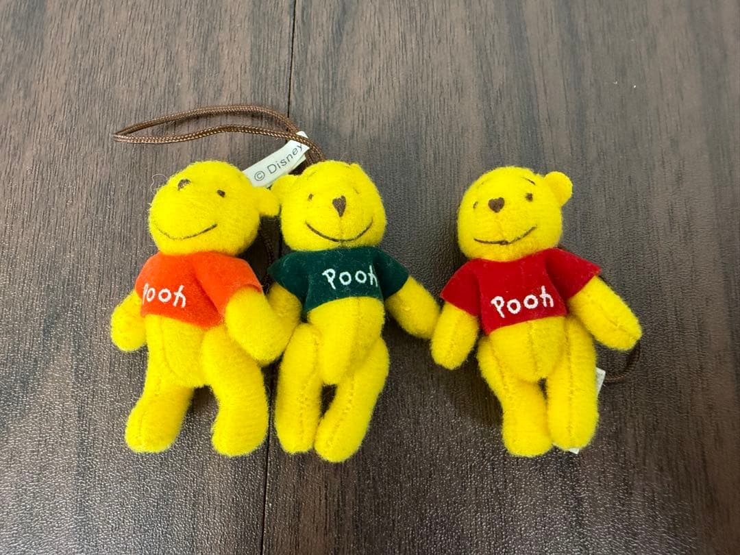 【入手困難】くまのプーさん　ミニマスコット　キーホルダー　缶バッジ　平成　希少
