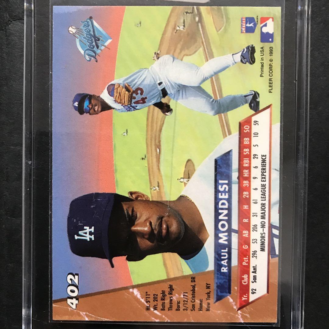 野茂が在籍していた頃のチームメイト、モンデシーのルーキーカード