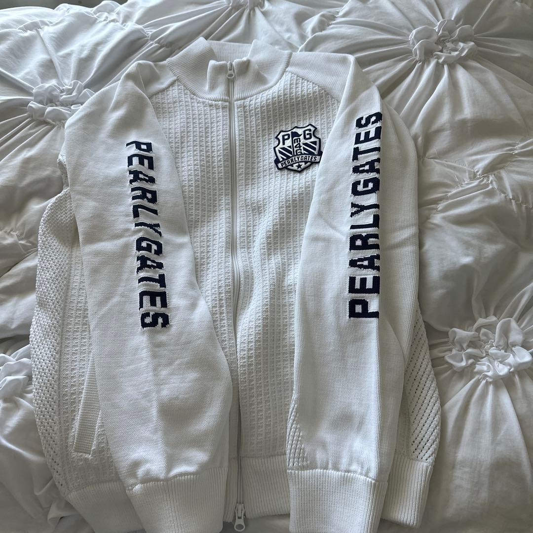 美品❣️PEARLY GATES ホワイト ジップアップジャケット ＸＬサイズ