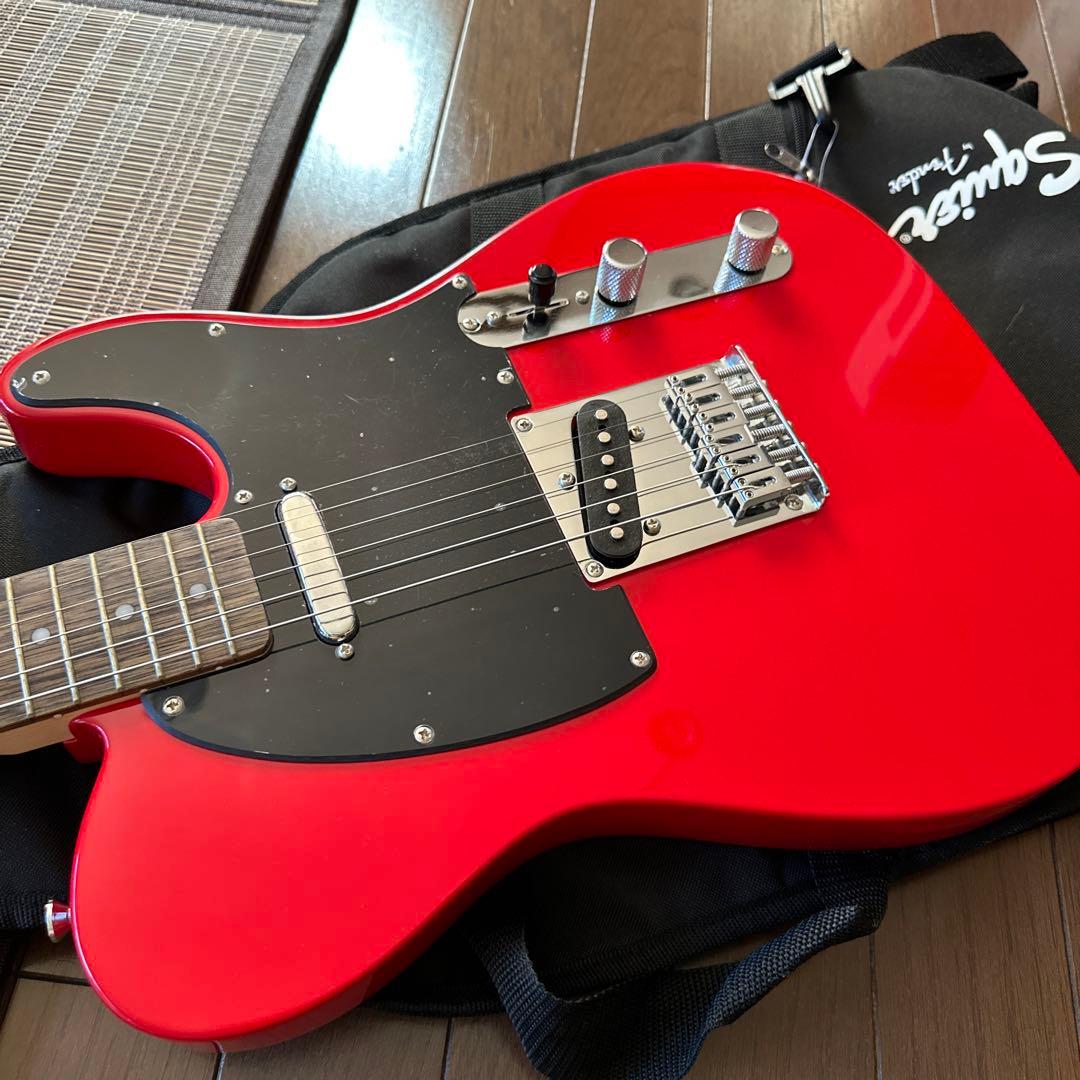 Squier Sonic Telecaster エレキギター 赤　動作良好目立つ