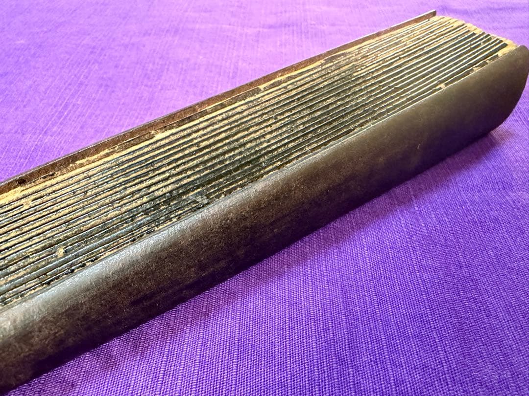 希少品　日本画　浮世絵師　歌川國歳肉筆　龍図鉄扇　軍扇（手慣らし鎧兜日本刀装具侍