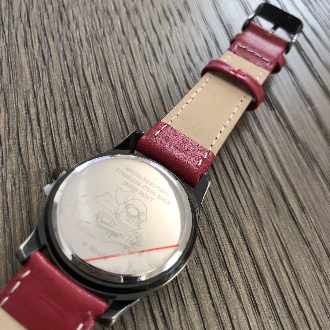 【希少 未使用】スタジオジブリ 紅の豚 クォーツ 腕時計 ポルコ 限定