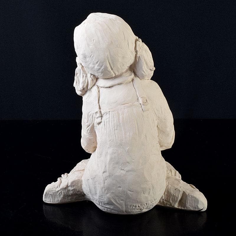 オースティン・スカルプチャー　石膏オブジェ　女の子　置物　箱付　N　7130C