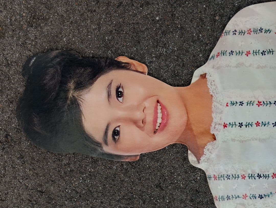 本間千代子　等身大人形　生産台数第一位　ブリジストン自転車　販売促進　立て看板