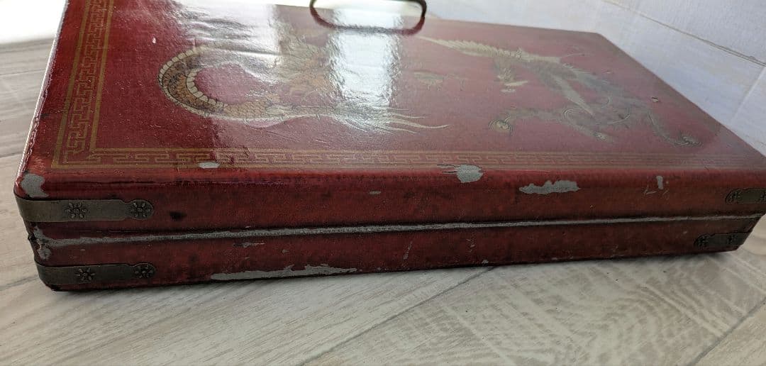 囲碁盤セット ドラゴンデザイン