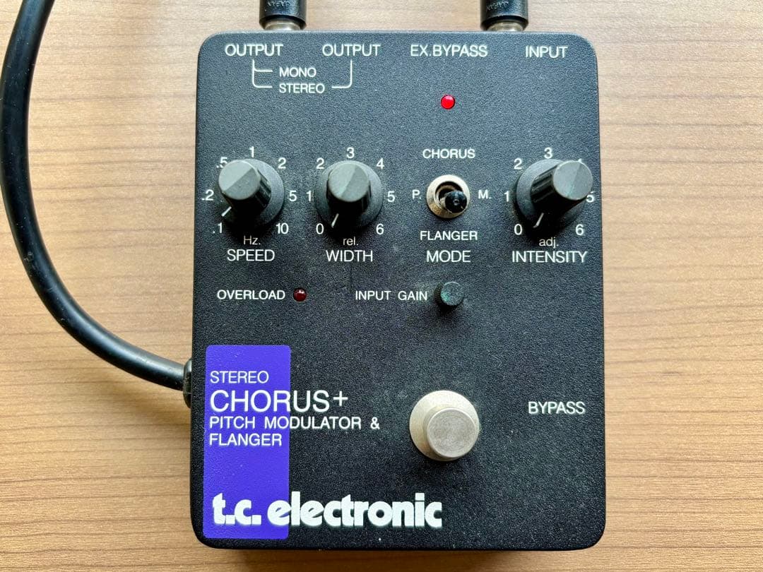 【美品】t.c. electronic CHORUS+ エフェクター