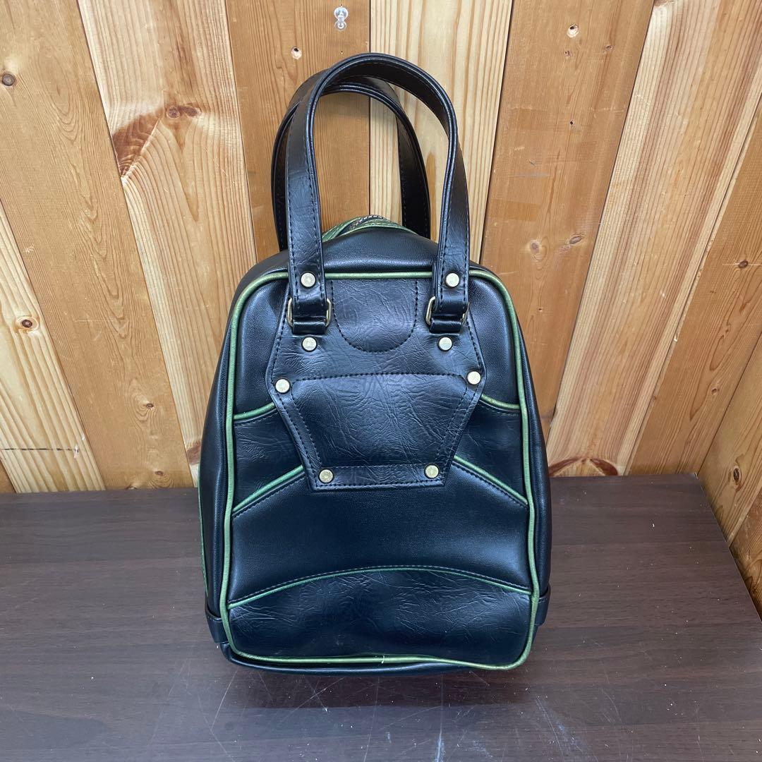 【美品】MIZUNO MASTERS ゴルフシューズバッグ　ブラック　合成皮革