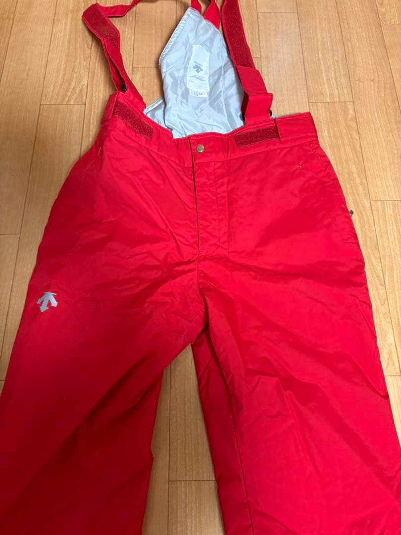 DESCENTE 子ども用スキーウェア&パンツ オレンジ 150