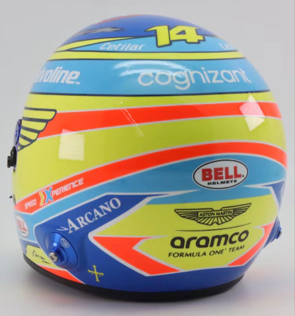 1/2 ヘルメット アストンマーティン フェルナンド アロンソ 2024年