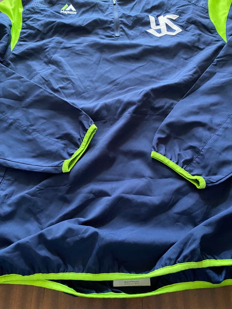 【支給品】東京ヤクルトスワローズ：サンタナ：25番：Majestic：XL（Ｏ）