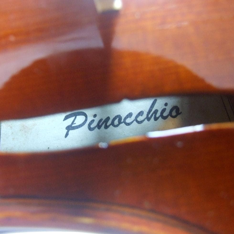 ピノキオ バイオリン 3/4 バイオリン 弓 ケース メンテ済み