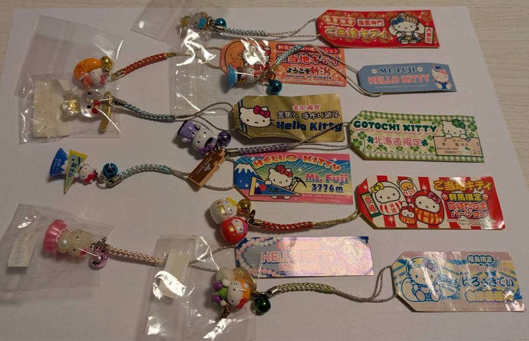 【値下げしました】ご当地キティ 根付ストラップ【まとめ売り】