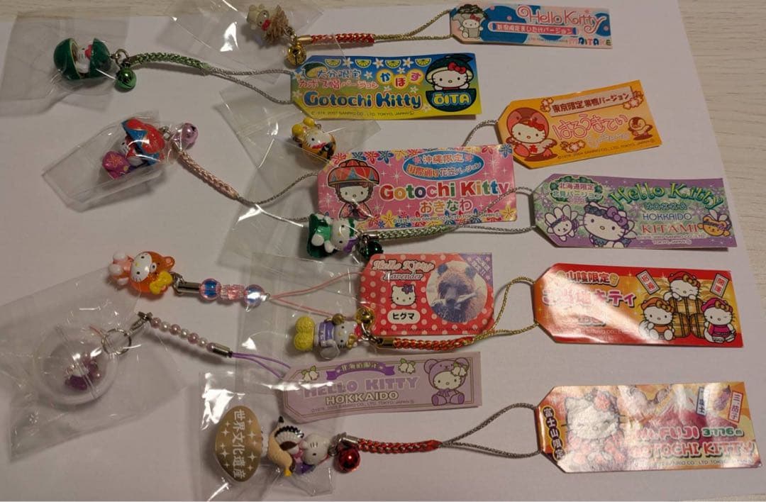 【値下げしました】ご当地キティ 根付ストラップ【まとめ売り】