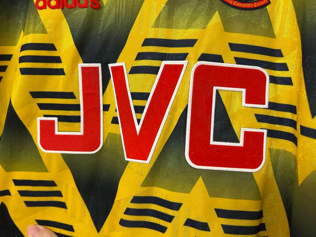 【国内正規品】 アーセナル 91-93アウェイ復刻ユニフォーム XL