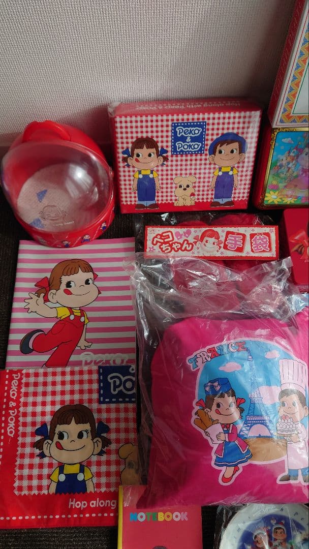 不二家　ペコちゃんグッズ大量セット　缶ケース　昭和レトロ　コレクター品