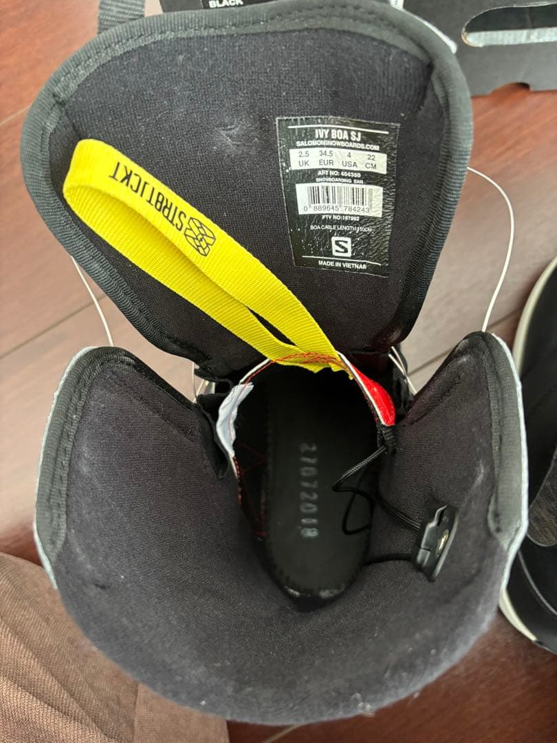 Salomon Ivy Boa SJ ブラック 22cm