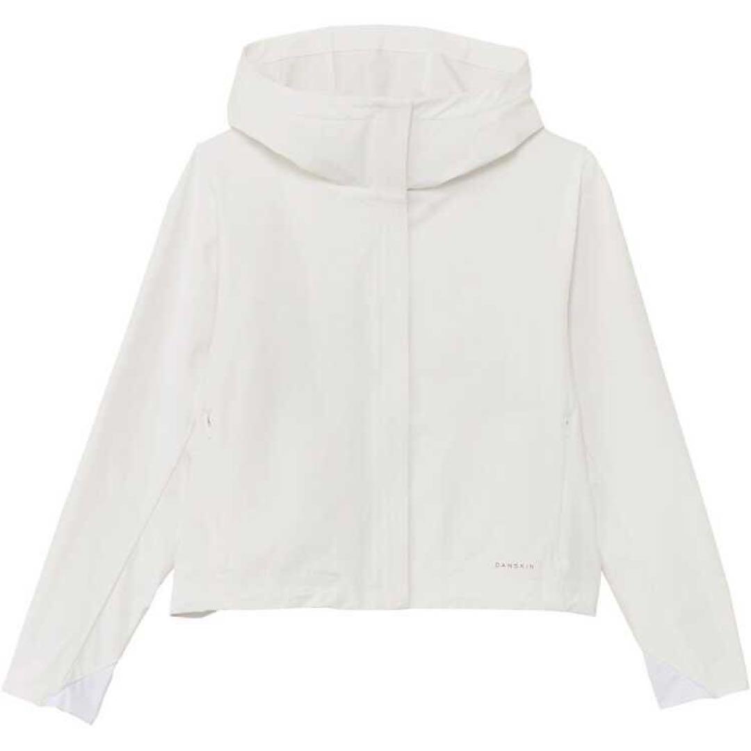 danskin STRETCH DOUBLE WEAVE JACKET ホワイト