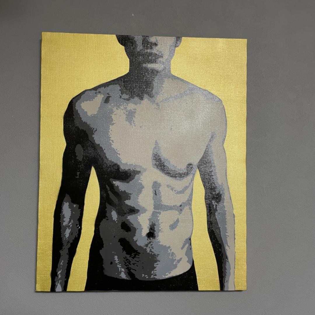 PITS Body 01 シルクスクリーン キャンバス 2010年