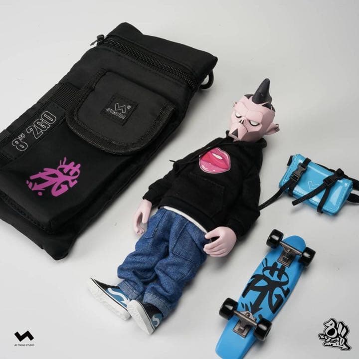 新品未開封 JT STUDIO 8” 2GO 西遊記 スケートボード フィギュア