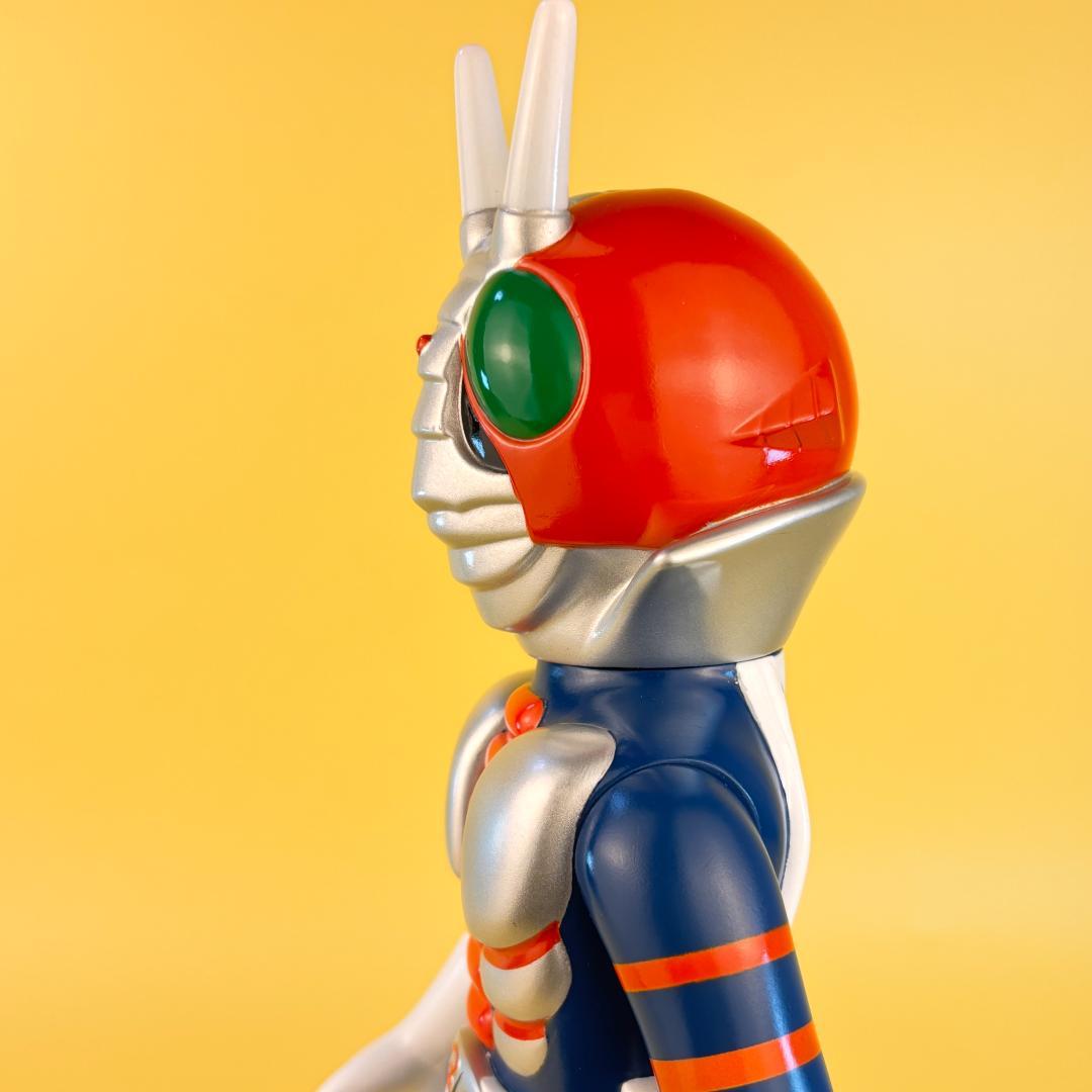 仮面ライダーV3　面取れ　当時物風　珍色　マルサン・ブルマァク・・/やまなや