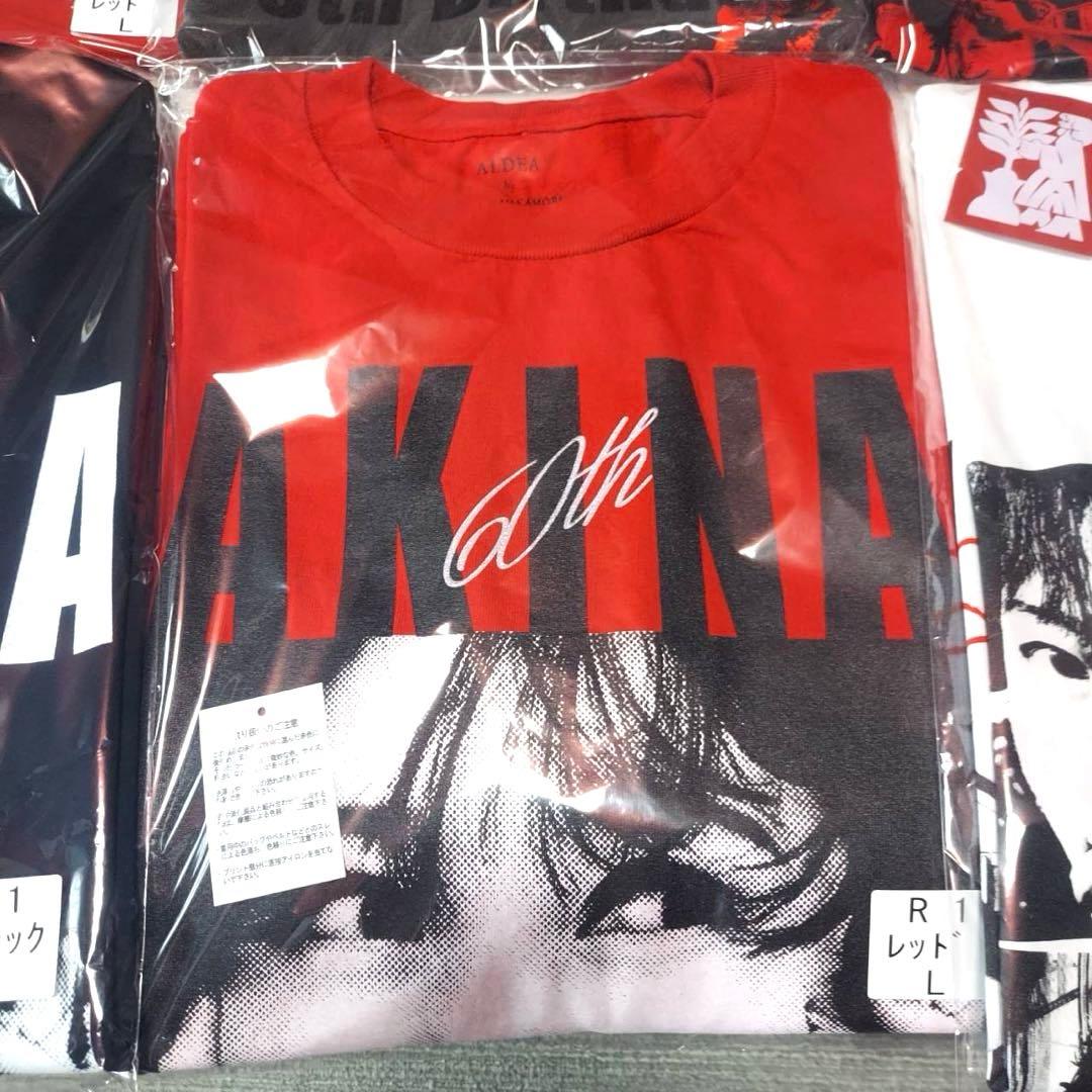 新品未開封　中森明菜　ALDEA　FC　期間限定　還暦　Tシャツ　6枚セット　L