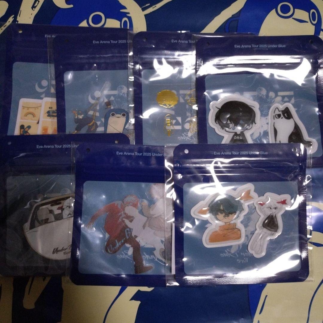 【EVE】 Under Blueくじ EVE賞 アイコンぬい セット売り