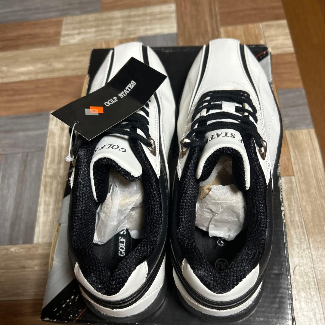 ゴルフステーツ スニーカー ホワイト/ブラック