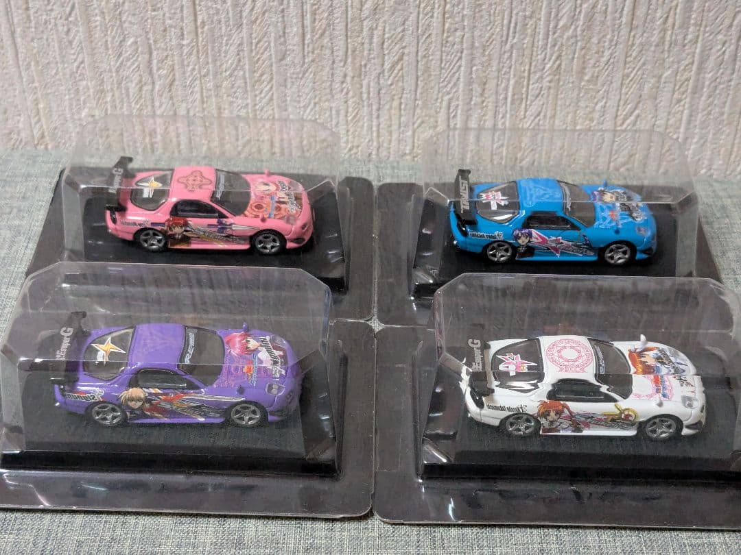 魔法少女リリカルなのはStrikerS 痛車ミニカーコレクション 4台セット