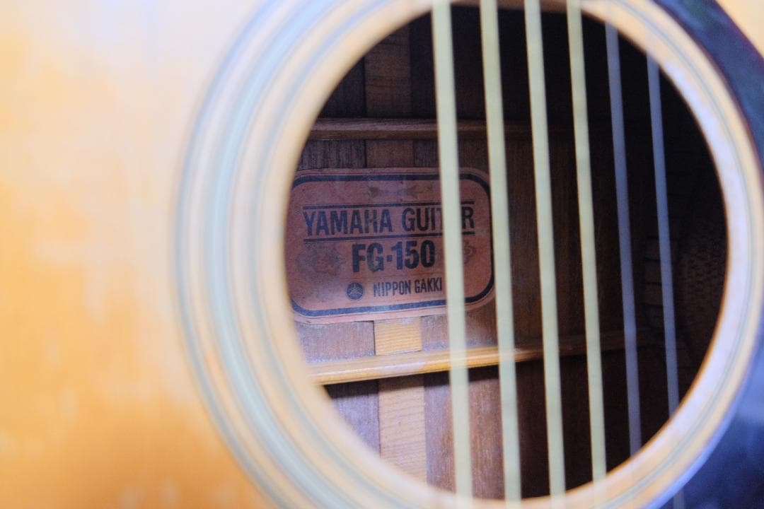 YAMAHAロゴ FG-150 赤ラベル