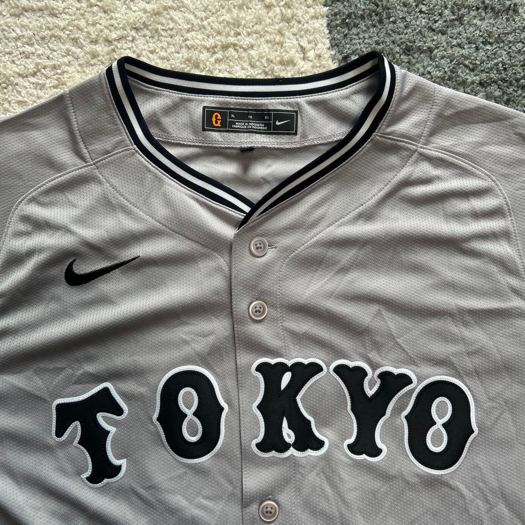 Nike ユニフォーム 読売ジャイアンツ 吉川尚輝　グレー　XLサイズ