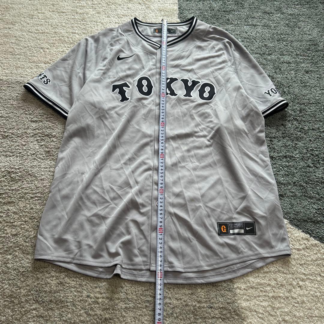 Nike ユニフォーム 読売ジャイアンツ 吉川尚輝　グレー　XLサイズ