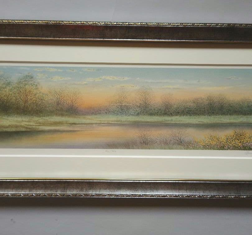 特価◯絵画 リトグラフ版画 額装品