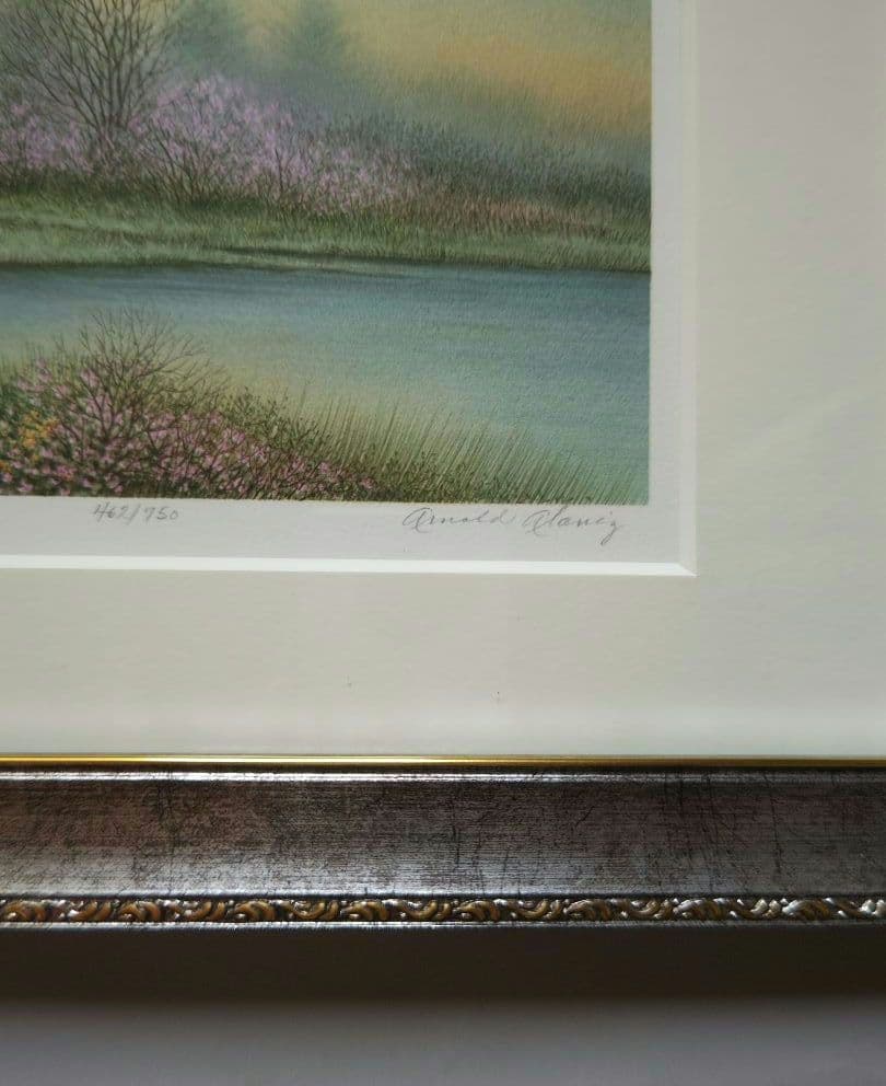 特価◯絵画 リトグラフ版画 額装品