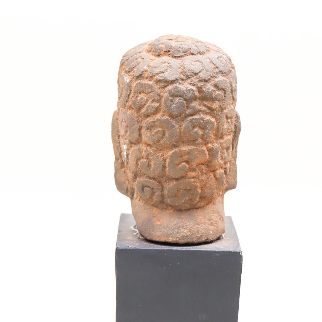 石造 仏頭 カンボジア クメール美術