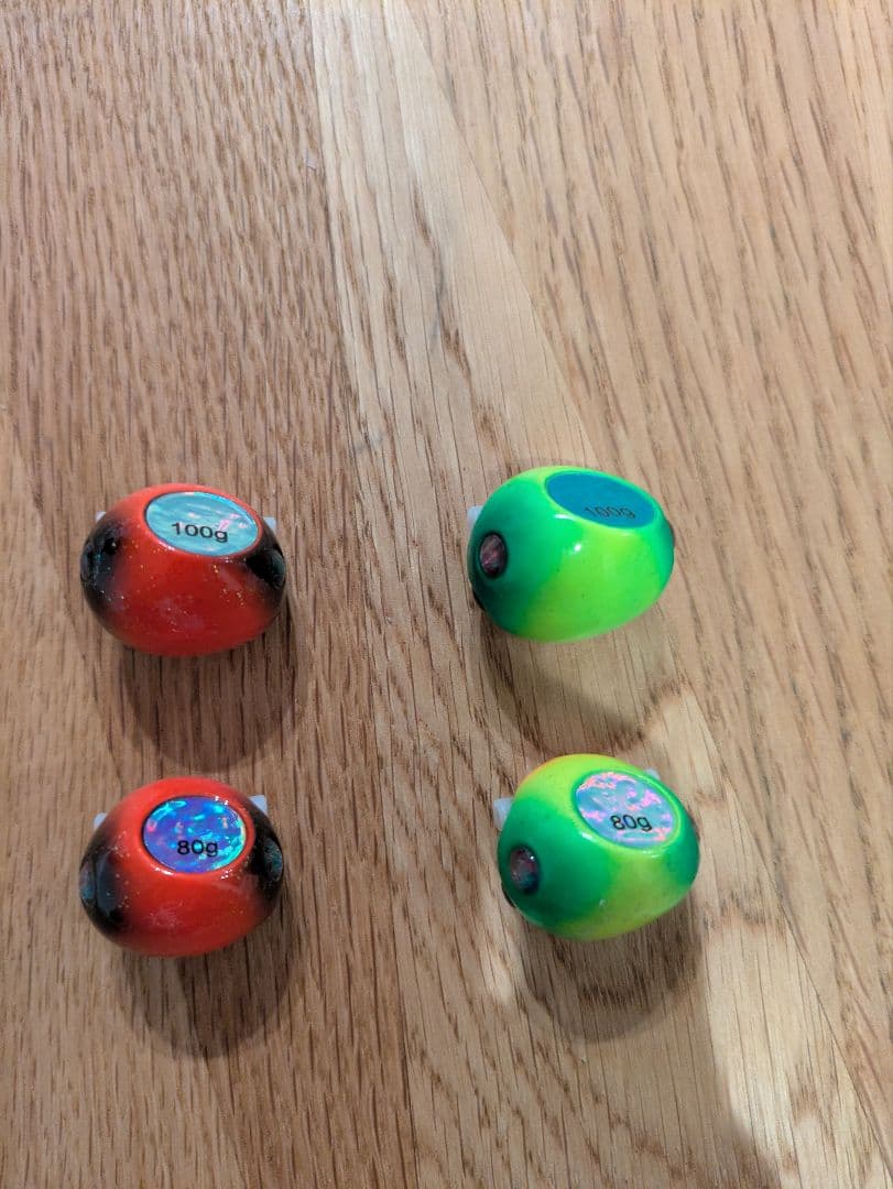 ダイワ 紅牙 ベイラバー フリーTG αヘッド 80g×2、100ｇ×2