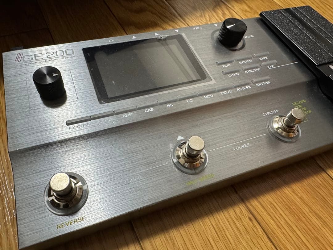 MOOER GE200 箱・付属品・マニュアル・別売りコンセント変換プラグ付き