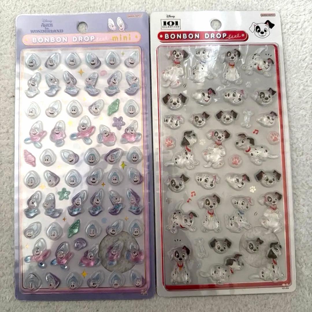 新品♡正規品♡ディズニー ボンボンドロップシール10枚セット♡おまけ付き♡