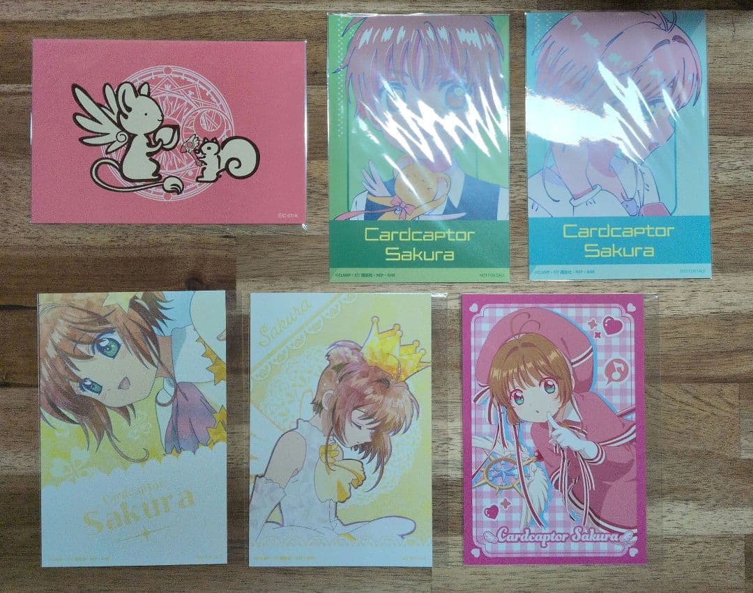 カードキャプターさくら　ポストカードステッカーなど
