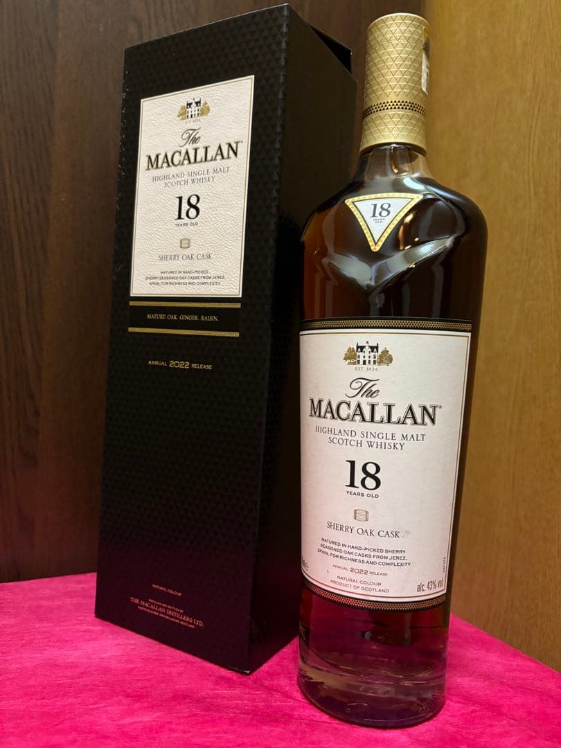 【新品】ザ マッカラン 18年 シェリー オーク カスク 43% 700ml
