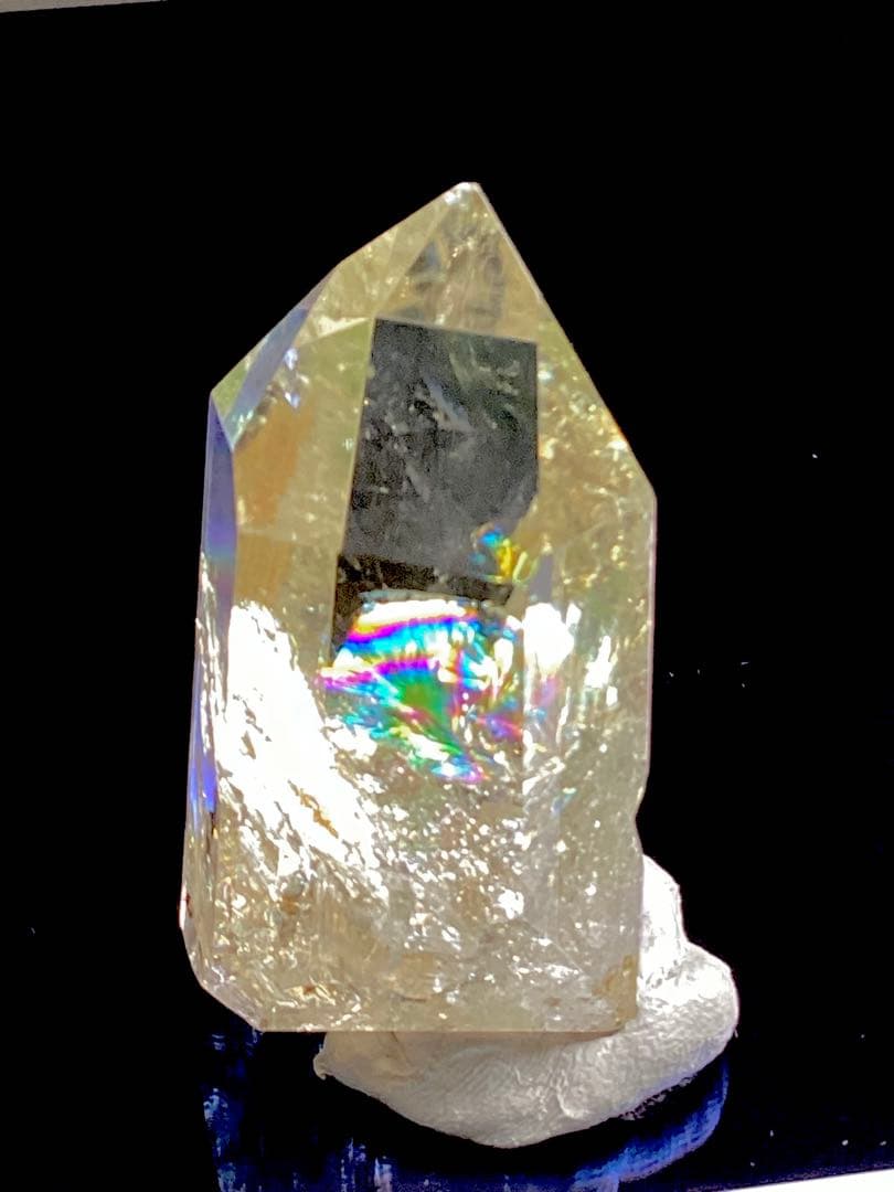 ✳最強の風水**ガネーシュヒマール水晶＆レモン水晶　お守り*守護石　鑑別書付‼️