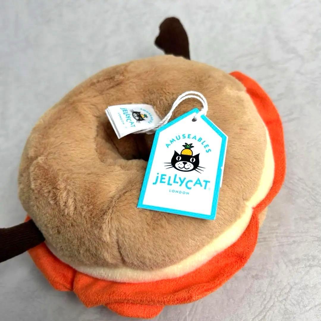 新品　ジェリーキャット べーグル　パン　ベーグルサンド　ぬいぐるみ　袋付き