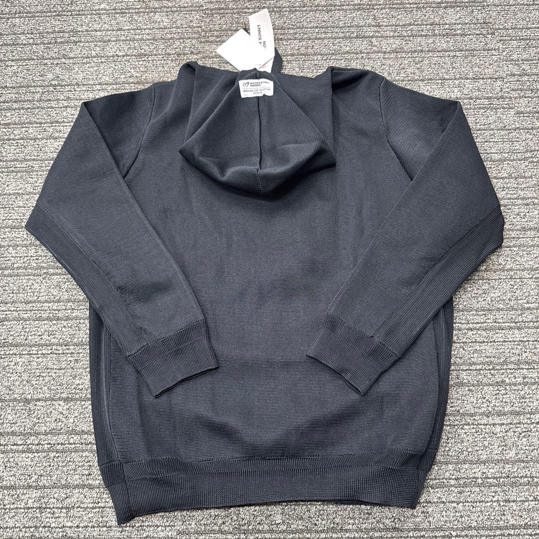 マスターバニー　パーカー　黒　ニット