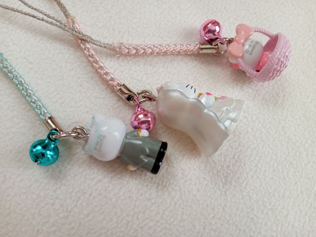 【ゆうパケット】ハローキティ 根付け　軽井沢　他3個セット