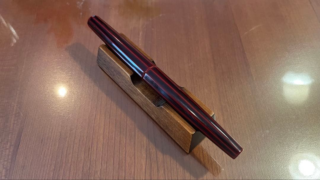 中屋万年筆 十角 中軟 ピンクゴールドトリム