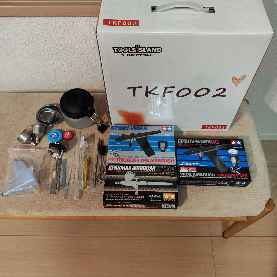 塗装 tools エアーコンプレッサー　タミヤ エアーブラシ 等